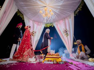 The wedding of Ananya and Abhimanyu
