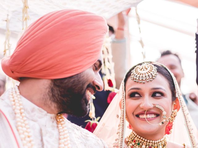 Varnika and Pritpal&apos;s wedding in Chandigarh City, Chandigarh 67