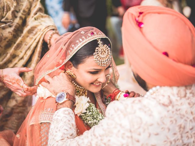 Varnika and Pritpal&apos;s wedding in Chandigarh City, Chandigarh 62