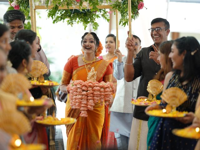 Shefanika and Pranav&apos;s wedding in Ernakulam, Kerala 36