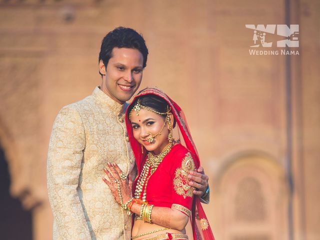 Shweta and Arjun&apos;s wedding in Bikaner, Rajasthan 45