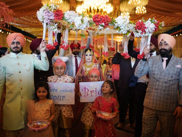 Gagandeep  and Gagandeep &apos;s wedding in Zirakpur, Chandigarh 25