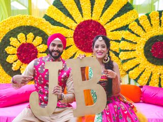 The wedding of Japji and Birti