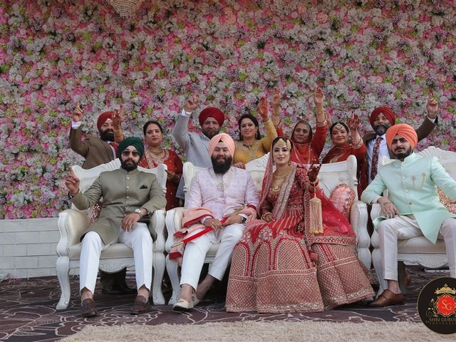 Gagandeep and Gurveen's wedding in Zirakpur, Chandigarh 12
