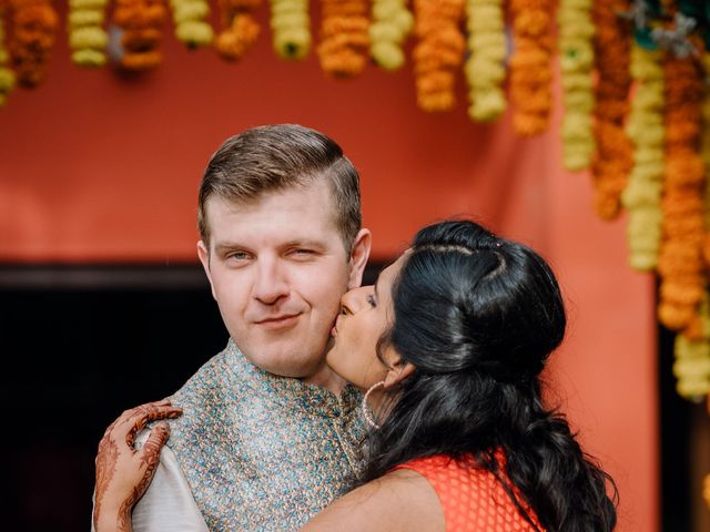 Krithika and Tyler&apos;s wedding in Bangalore, Karnataka 58