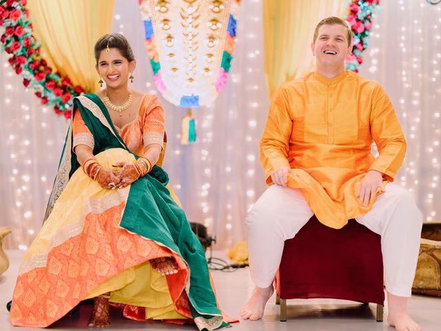 Krithika and Tyler&apos;s wedding in Bangalore, Karnataka 87