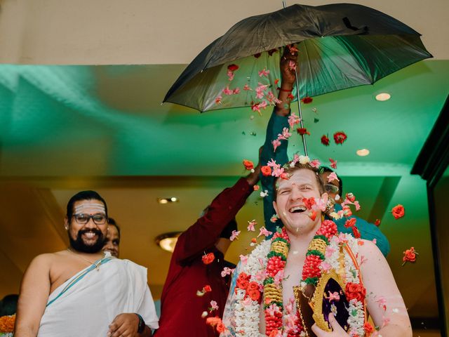 Krithika and Tyler&apos;s wedding in Bangalore, Karnataka 156