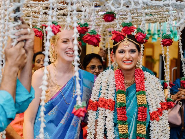 Krithika and Tyler&apos;s wedding in Bangalore, Karnataka 158
