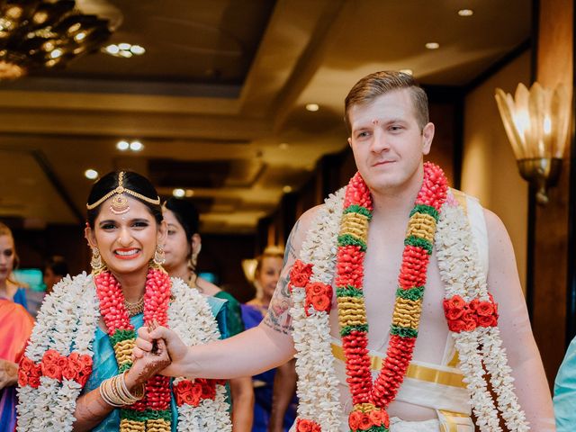 Krithika and Tyler&apos;s wedding in Bangalore, Karnataka 161