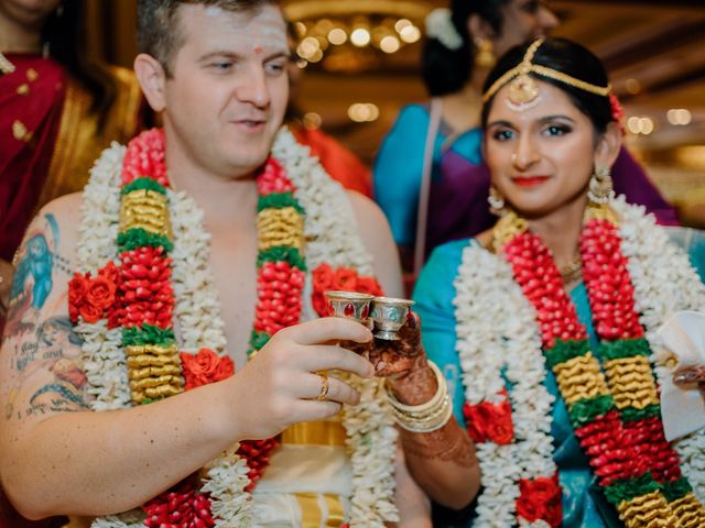 Krithika and Tyler&apos;s wedding in Bangalore, Karnataka 171