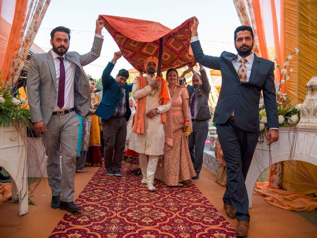 Chitvan and Inder&apos;s wedding in Chandigarh City, Chandigarh 14