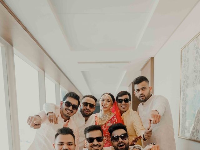 Shubham and Aayushi&apos;s wedding in Mumbai, Maharashtra 114