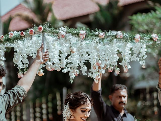 sethu lakshmi and Vishnu chandran&apos;s wedding in Kochi, Kerala 3