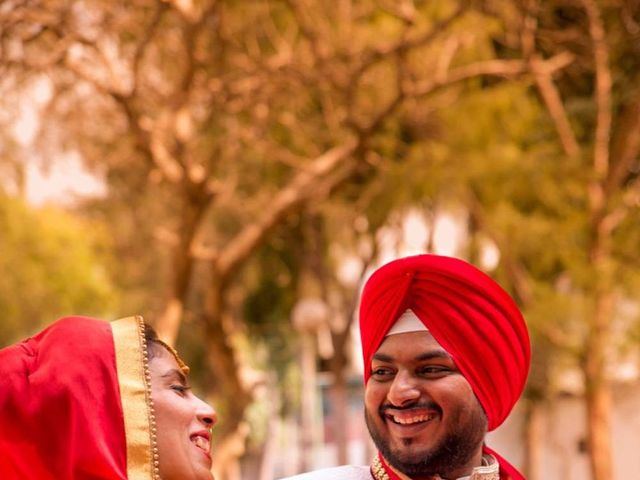 Aman and Himnit's wedding in Chandigarh City, Chandigarh 10