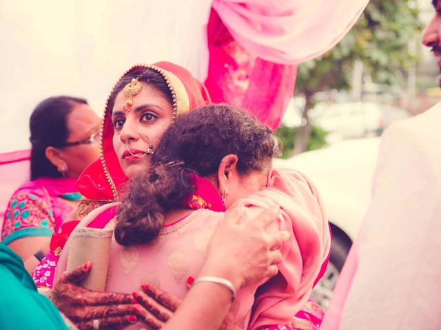 Aman and Himnit's wedding in Chandigarh City, Chandigarh 13