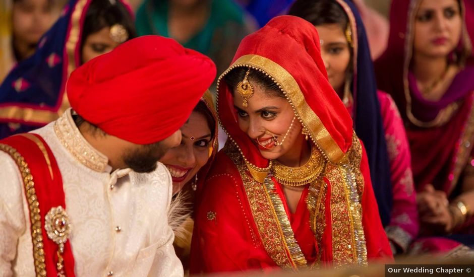 Aman and Himnit's wedding in Chandigarh City, Chandigarh