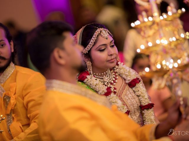 Pooja and Khameer&apos;s wedding in Mumbai, Maharashtra 32