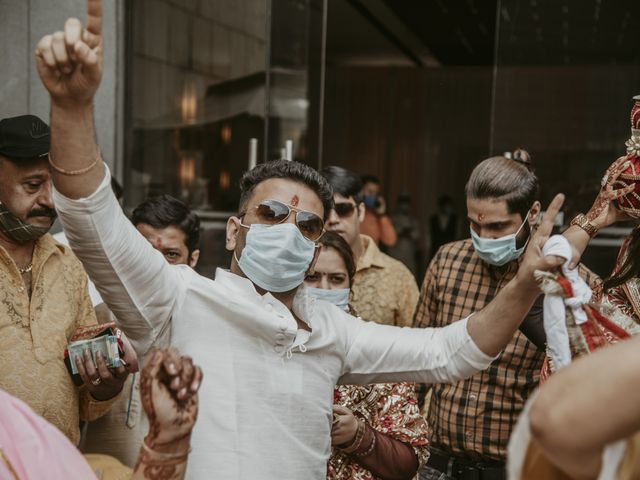 Rudrakash and Deepali's wedding in Gurgaon, Delhi NCR 36