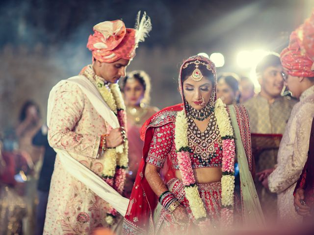 Sumedha and Divyansh&apos;s wedding in Jaipur, Rajasthan 68