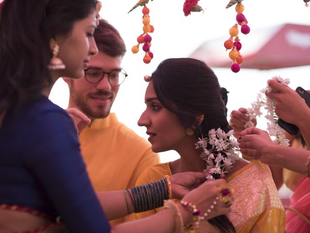 Mallika and Blake&apos;s wedding in North Goa, Goa 25