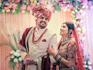 The wedding of Manali and Kanishka