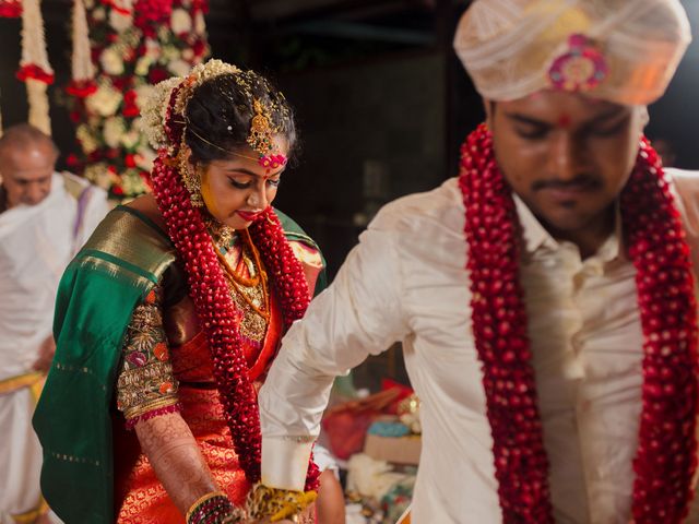 Guru and shamhitha's wedding in Bangalore, Karnataka 41