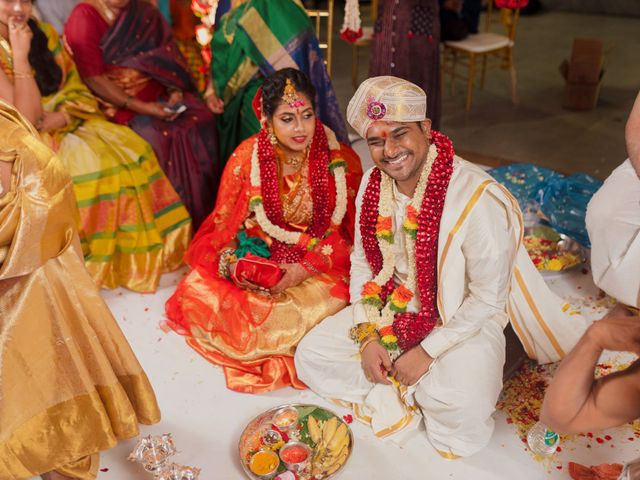 Guru and shamhitha's wedding in Bangalore, Karnataka 44