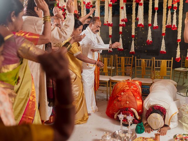 Guru and shamhitha&apos;s wedding in Bangalore, Karnataka 45
