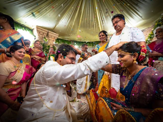 Aditya and Prathyusha&apos;s wedding in Hyderabad, Telangana 46