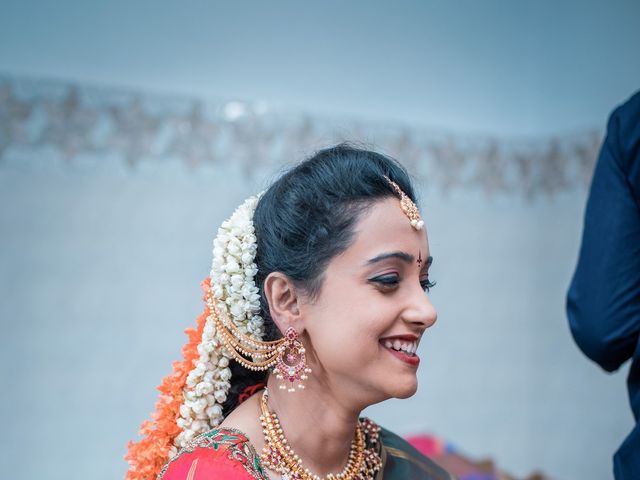 Haritha Allamraju and Rahul Seshadri&apos;s wedding in Hyderabad, Telangana 1