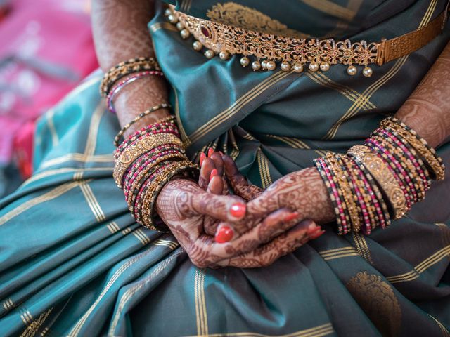 Haritha Allamraju and Rahul Seshadri&apos;s wedding in Hyderabad, Telangana 7