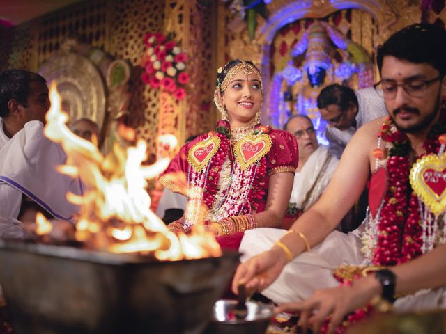 Haritha Allamraju and Rahul Seshadri&apos;s wedding in Hyderabad, Telangana 9