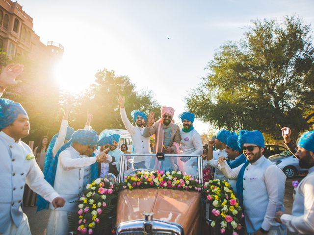 Siddhant and Malvika&apos;s wedding in Bikaner, Rajasthan 39