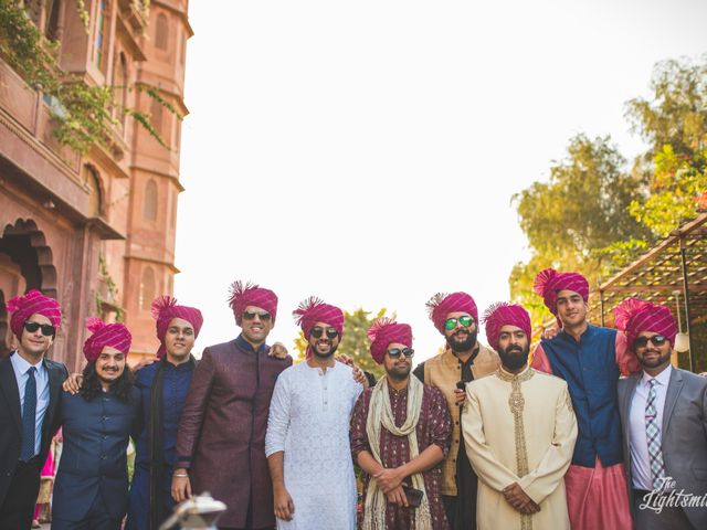 Siddhant and Malvika&apos;s wedding in Bikaner, Rajasthan 43