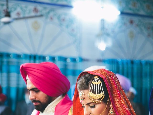 Harpreeti and Harkamal&apos;s wedding in Chandigarh City, Chandigarh 76