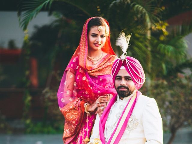 Harpreeti and Harkamal&apos;s wedding in Chandigarh City, Chandigarh 79