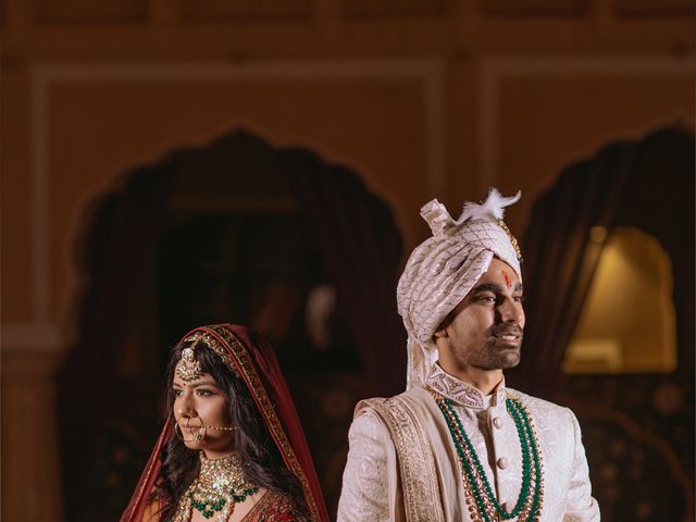 Ayushi and Sarthak&apos;s wedding in Jaipur, Rajasthan 61