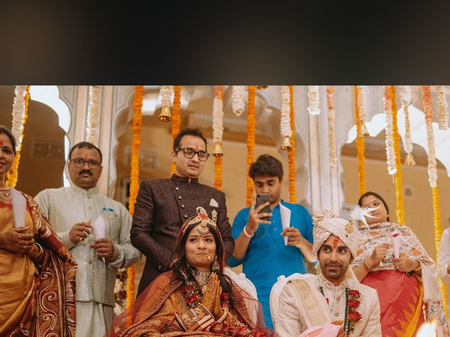Ayushi and Sarthak&apos;s wedding in Jaipur, Rajasthan 67