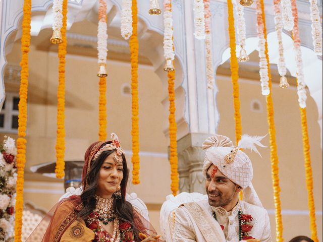 Ayushi and Sarthak&apos;s wedding in Jaipur, Rajasthan 69