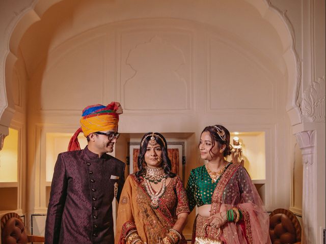 Ayushi and Sarthak&apos;s wedding in Jaipur, Rajasthan 83