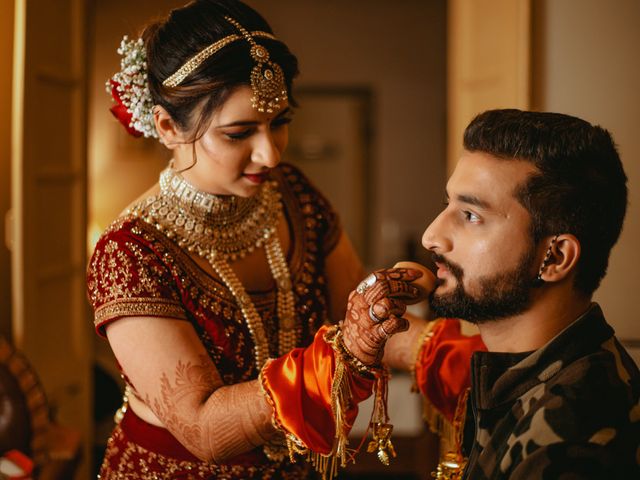 Yamini and Amit&apos;s wedding in Mancherial, Telangana 105