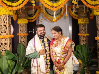The wedding of Divya and Niyam