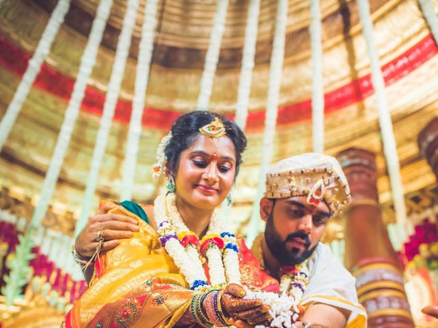 Sri Lakshmi and Karthik&apos;s wedding in Bangalore, Karnataka 31