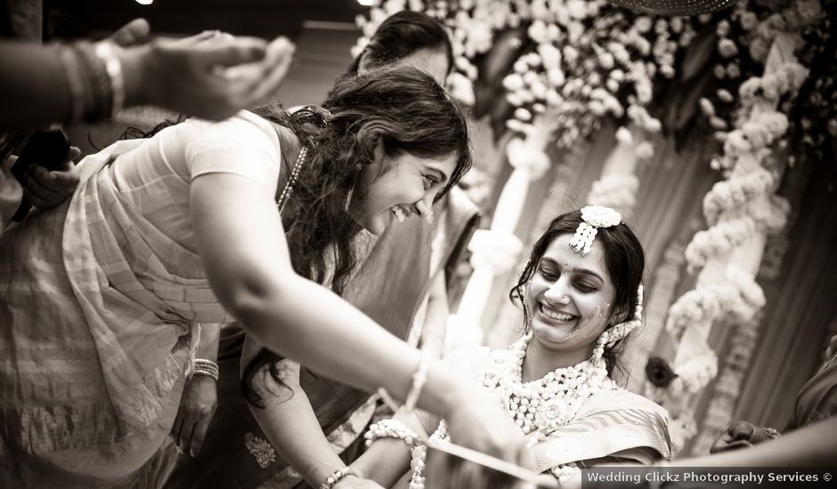 Sri Lakshmi and Karthik's wedding in Bangalore, Karnataka