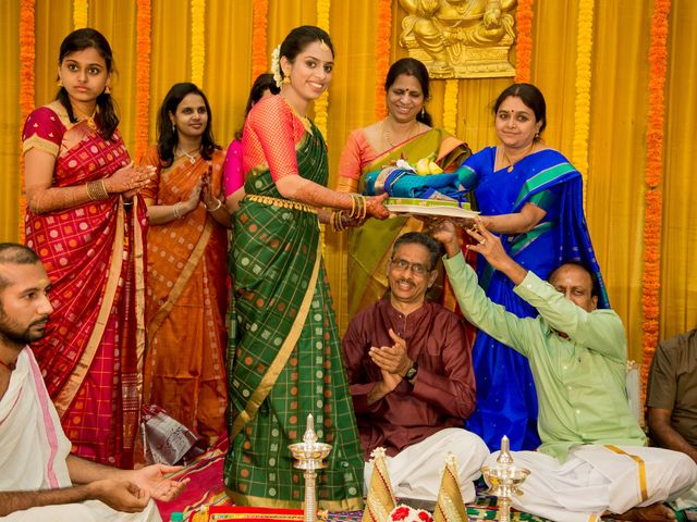 Lakshmi and Akshy&apos;s wedding in Chennai, Tamil Nadu 23