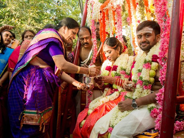 Lakshmi and Akshy&apos;s wedding in Chennai, Tamil Nadu 41