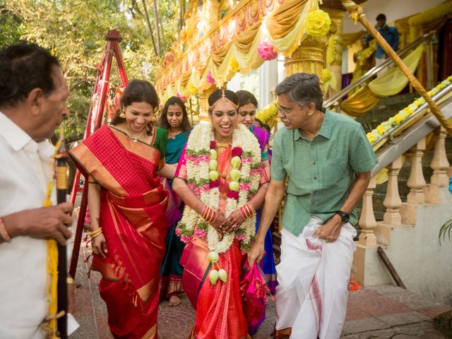 Lakshmi and Akshy&apos;s wedding in Chennai, Tamil Nadu 74