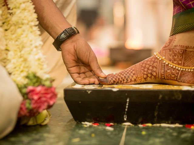 Lakshmi and Akshy&apos;s wedding in Chennai, Tamil Nadu 83