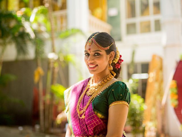 Lakshmi and Akshy&apos;s wedding in Chennai, Tamil Nadu 95