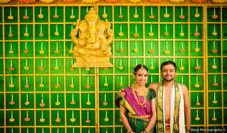 Lakshmi and Akshy's wedding in Chennai, Tamil Nadu